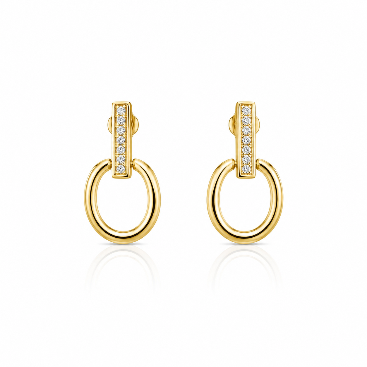 Boucles d’Oreilles Anneaux Élégance Gold