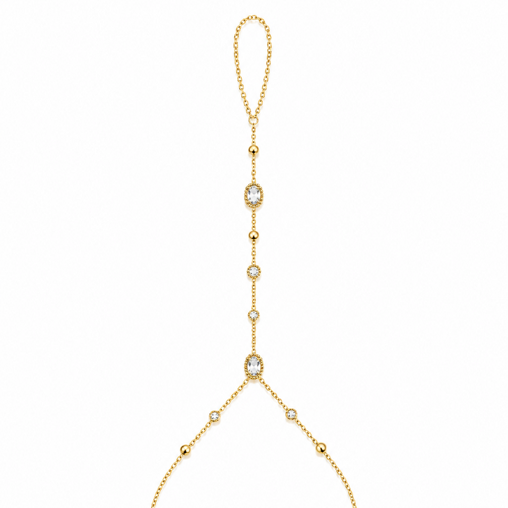 Hand Chain Daisy Sparkle