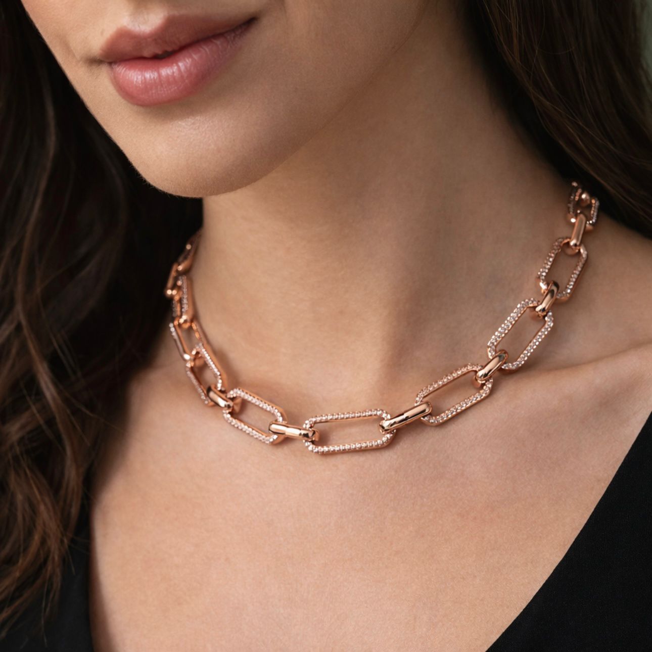 Aura Link – Collier Rose Gold