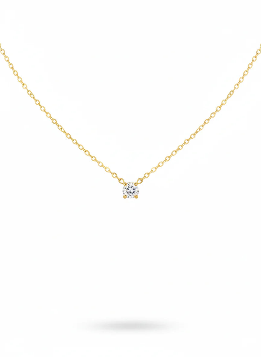 Collier solitaire Gold