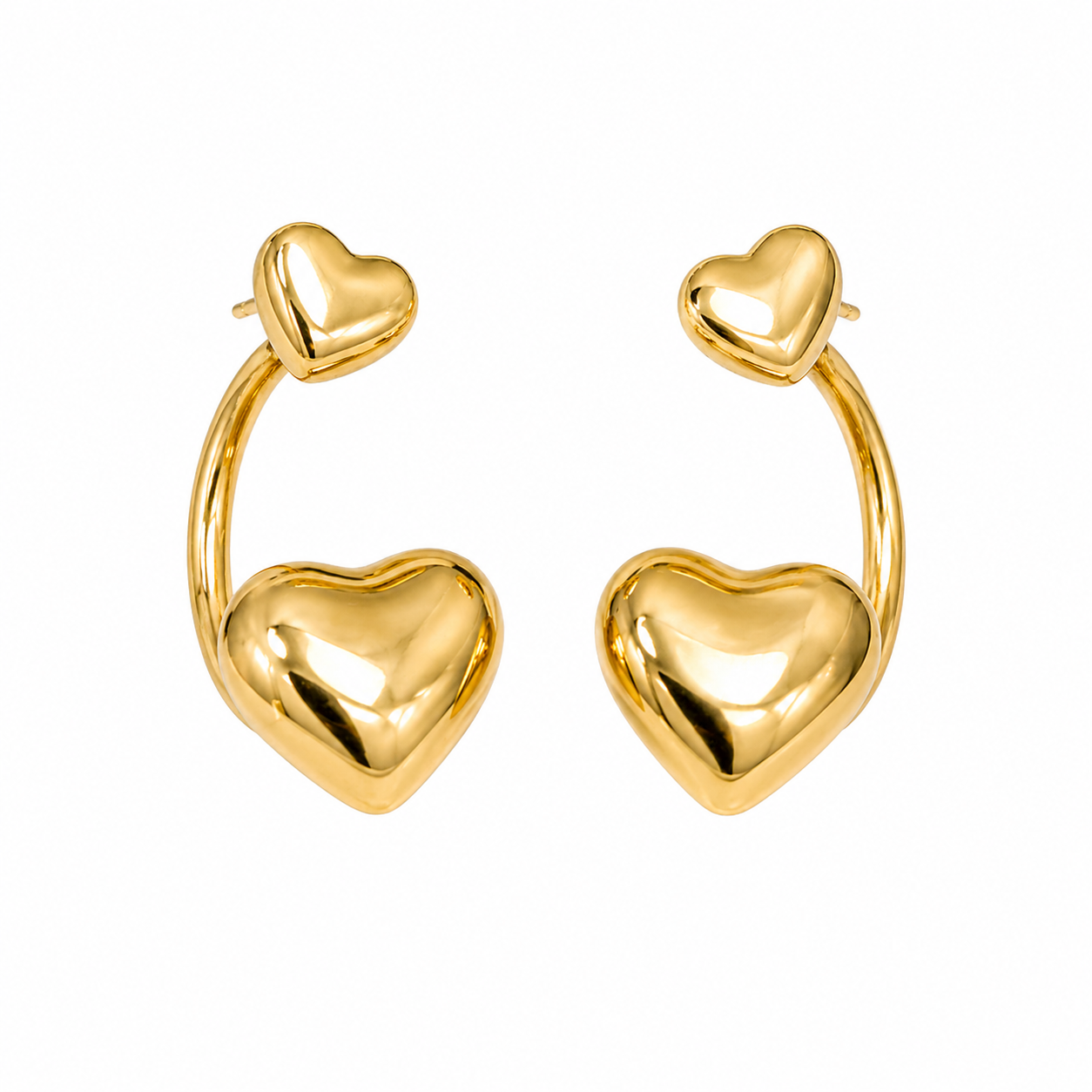 Boucles d’oreilles coeur