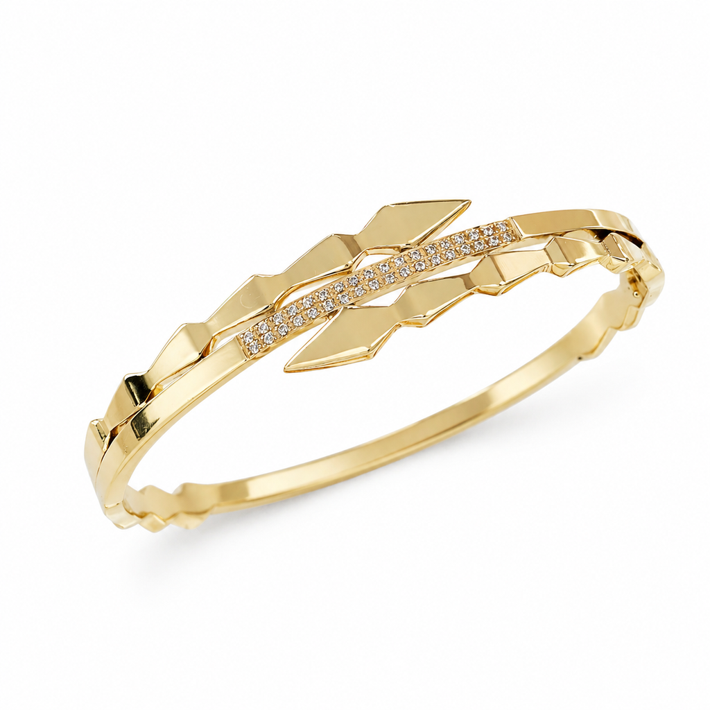 Bracelet lumineux doré