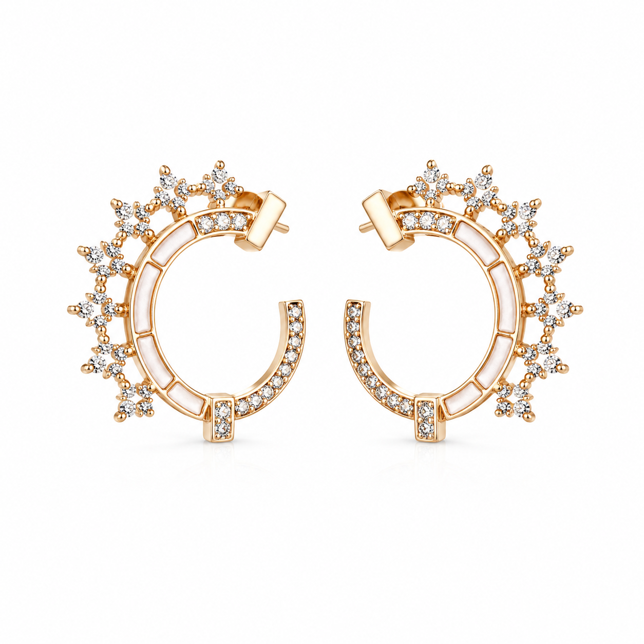 Boucles d’Oreilles Soleil Impérial Gold