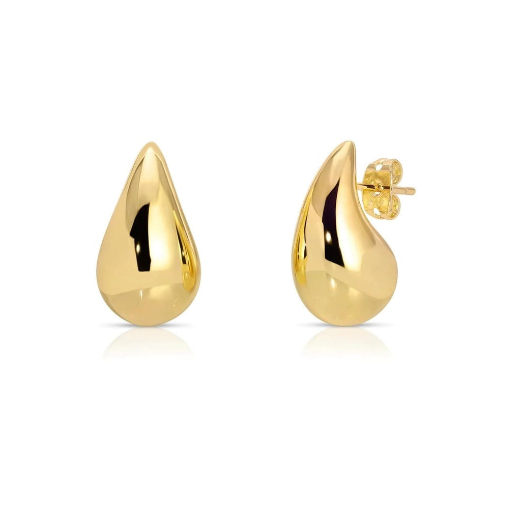 Boucles d’oreilles Goutte d’Eau Dorées