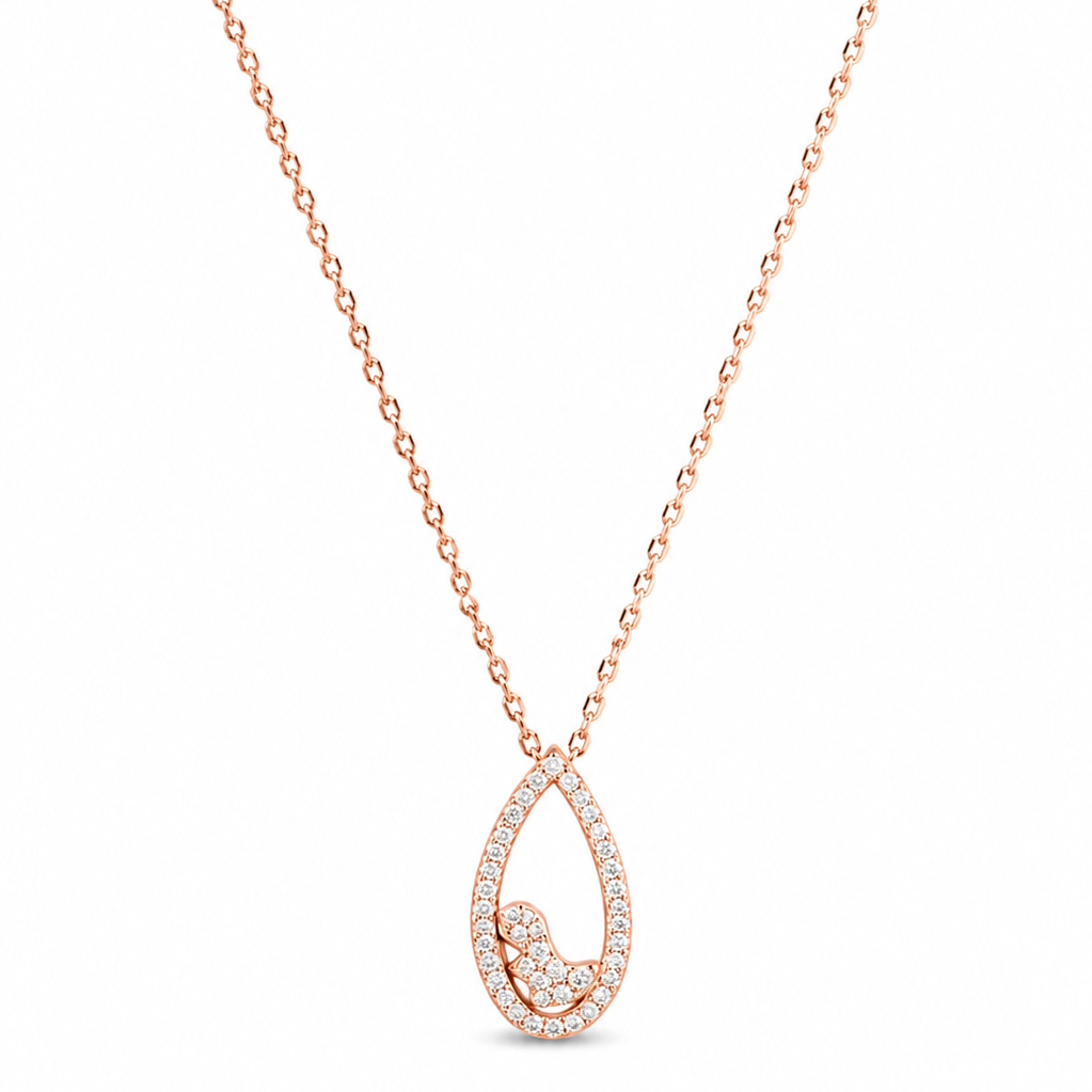 Collier Rose Gold elegant