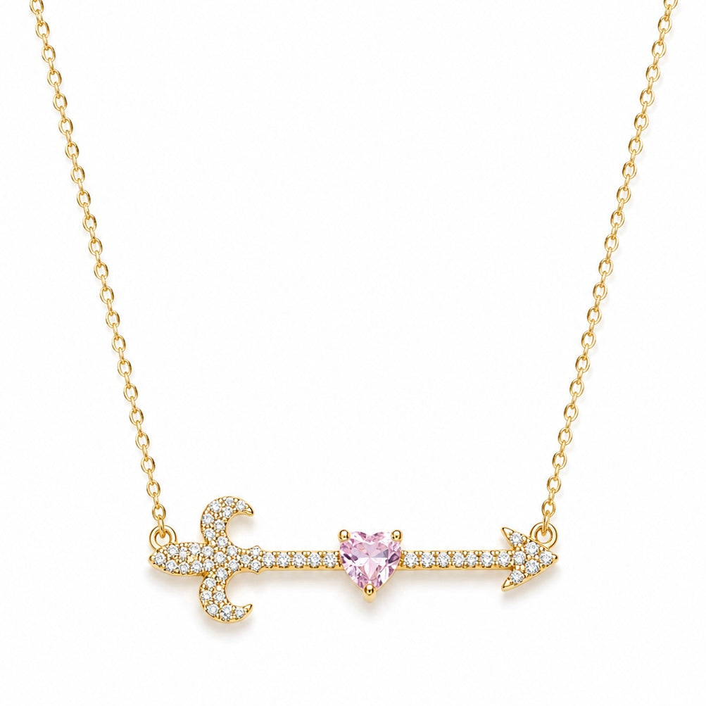 Collier cupidon doré