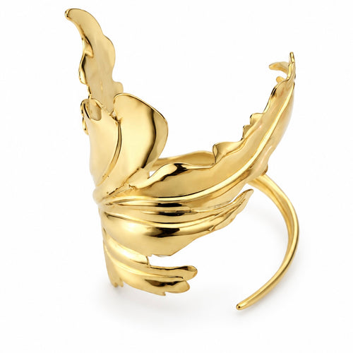 Aureaa Golden Leaf Cuff ✨🍃
