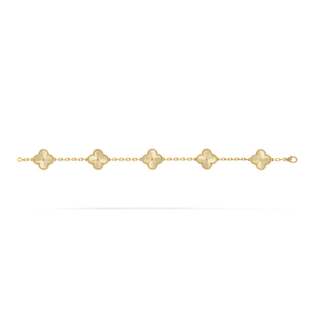 Gourmette Van Cleef Full Gold