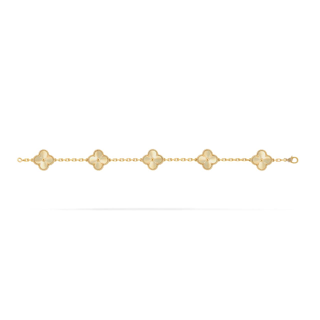 Gourmette Van Cleef Full Gold